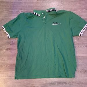 Walt Disney world green polo shirt